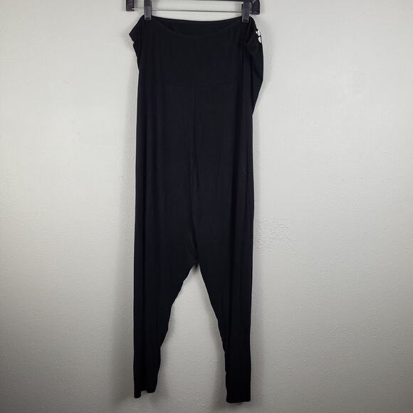 Boohoo Womens Black Skeleton‎ Strapless Skinny Leg One Piece Jumpsuit Size 18 - Picture 2 of 11